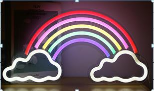 Acrylic LED Neon Letter Light Wall Decor - USB charging