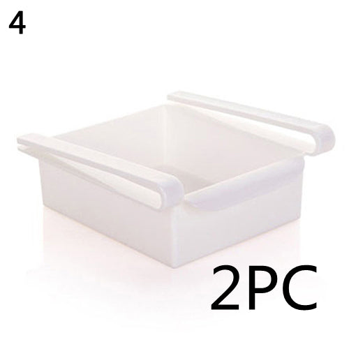 Stretchable Refrigerator Storage Baskets - stacked together
