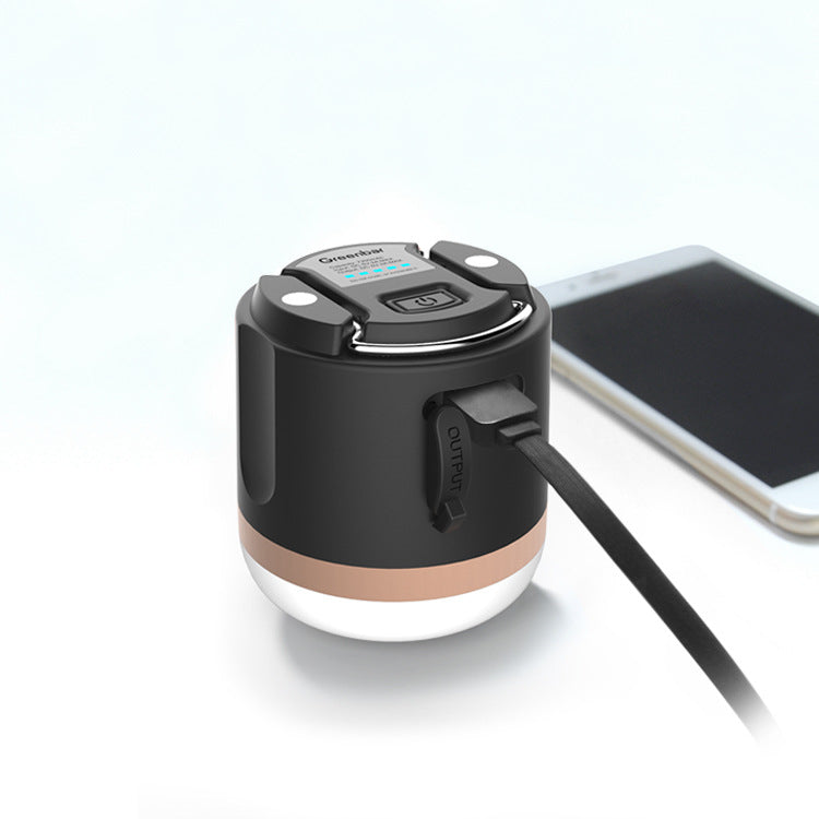 Outdoor Camping Tent Light and Power Bank - compact size detail