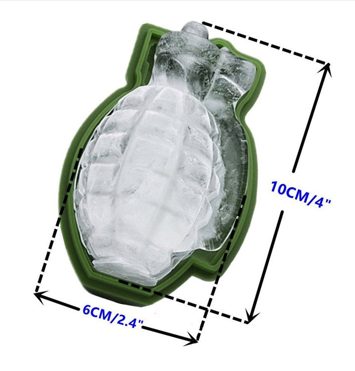 3D Skull Silicone Mould - two halves of the mould separated