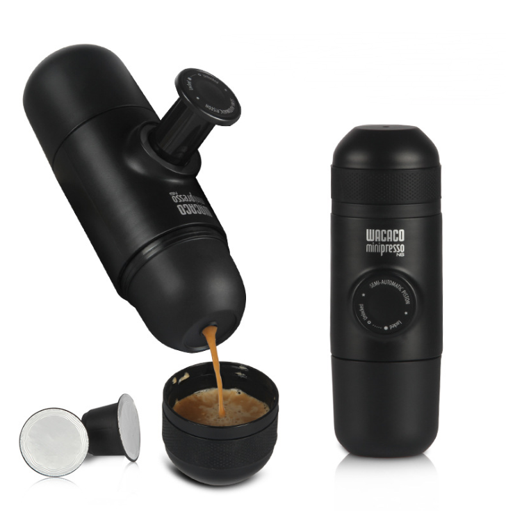 Portable Mini Coffee Machine - used while traveling