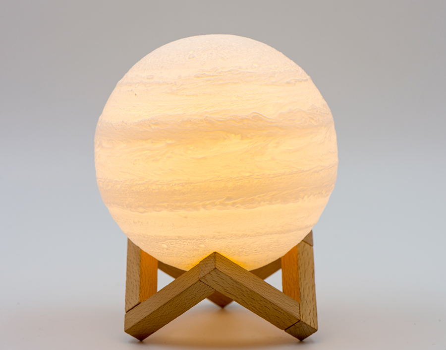 3D Earth and Jupiter Touch Mood Lamp - what's in the box