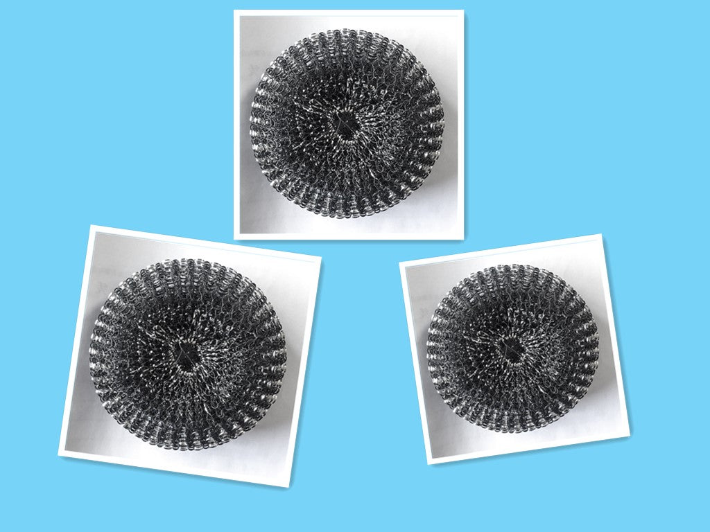 Soap Dispensing Palm Brush cleaning a dish