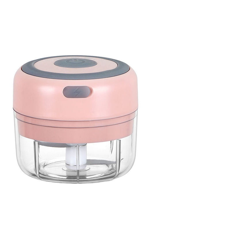 Mini Electric Food Chopper USB - on a kitchen counter