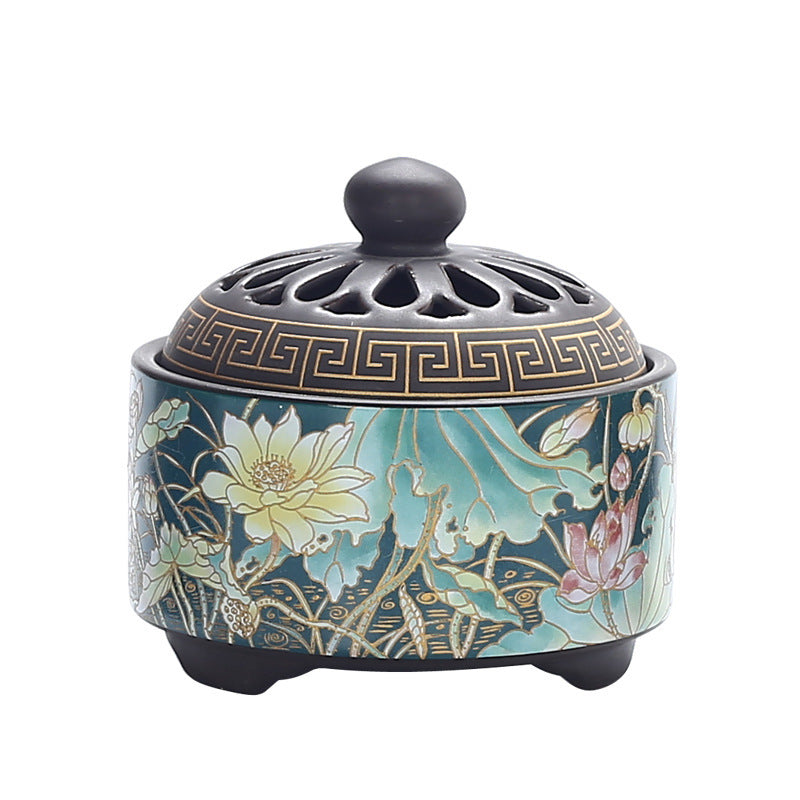 Ceramic Backflow Incense Burner - gift-ready styling