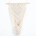 Woven Cotton Wall Flower Basket - size reference