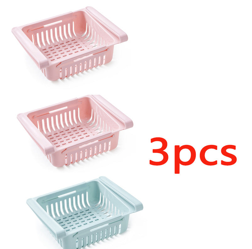 Stretchable Refrigerator Storage Baskets - material detail