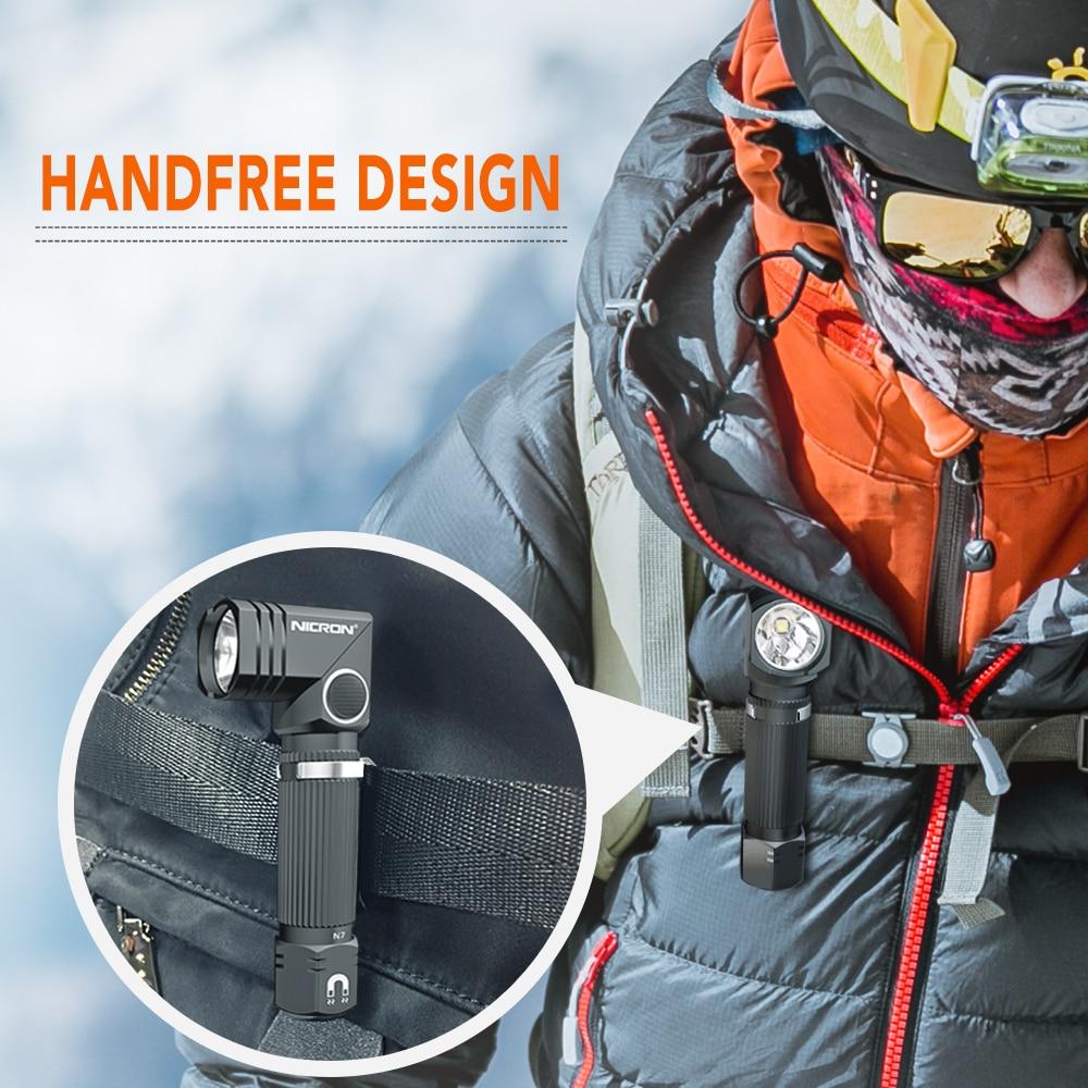 Hands-Free LED Flashlight with 360 Clip and Magnet - main view
