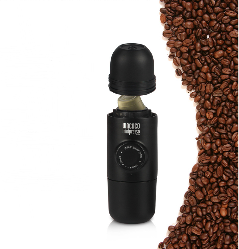 Portable Mini Coffee Machine - on a kitchen counter