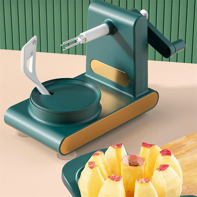 Hand-Cranked Peeler Machine - size reference in hand