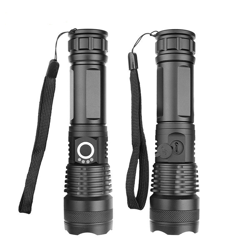 USB Rechargeable Zoom P50 Flashlight 5 Modes - 5 light modes