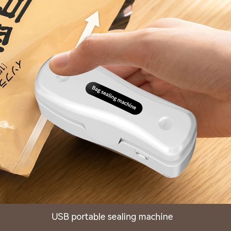 Mini USB Rechargeable Bag Sealing Machine - resealing food packaging