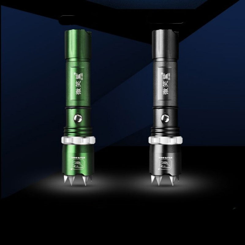 Self-Defense LED Flashlight Aluminum Alloy - what's in the box