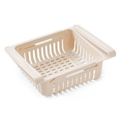 Stretchable Refrigerator Storage Baskets - expanded to full size