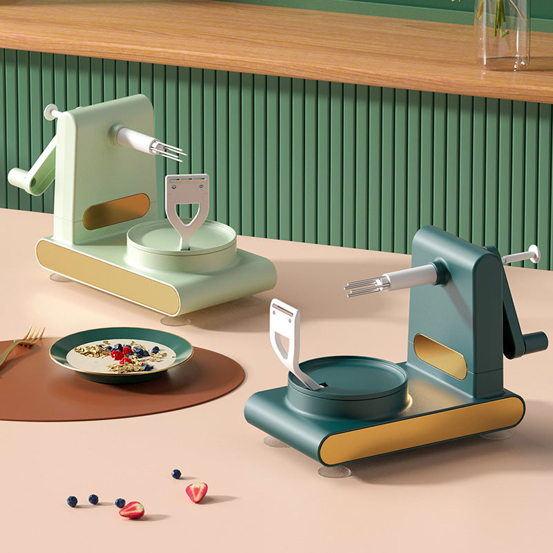 Hand-Cranked Peeler Machine - full set contents