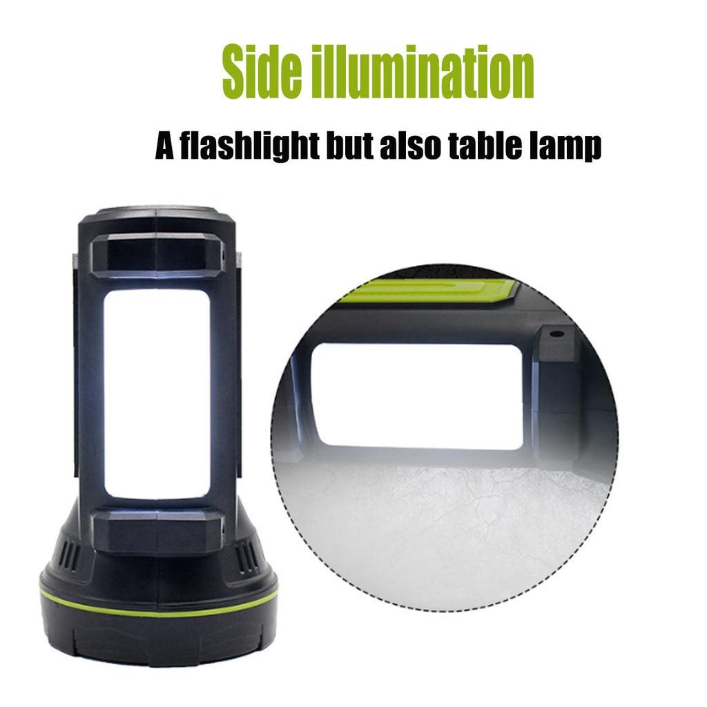 2-in-1 Rechargeable LED Flashlight and Table Light - table light mode