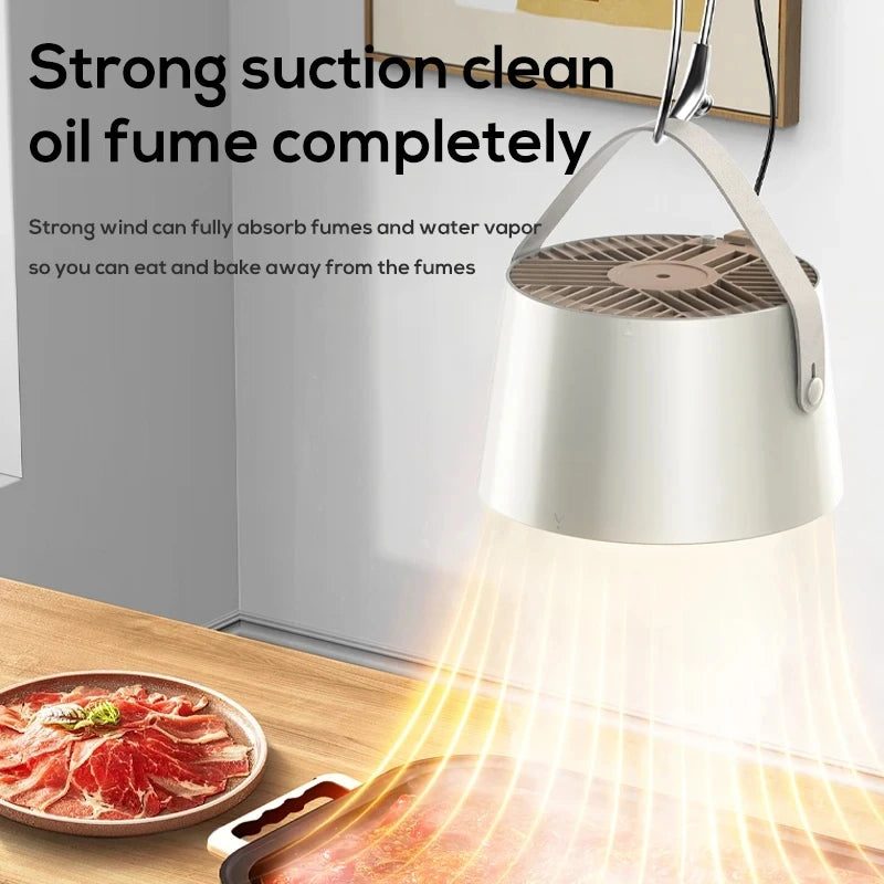 Portable Desktop Range Hood - size reference