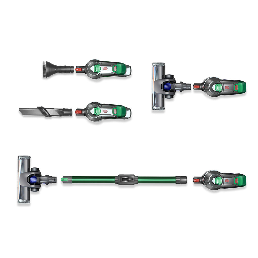 Cordless Handheld Vacuum Cleaner - control button detail