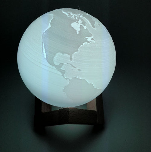3D Earth and Jupiter Touch Mood Lamp - main view
