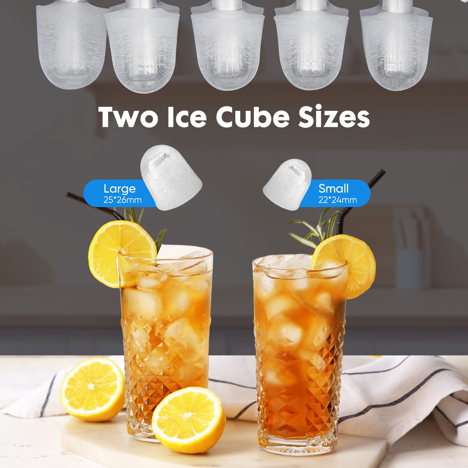 Portable Ice Maker - dispensing fresh ice