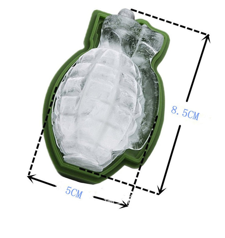 3D Skull Silicone Mould - mould held in hand for scale