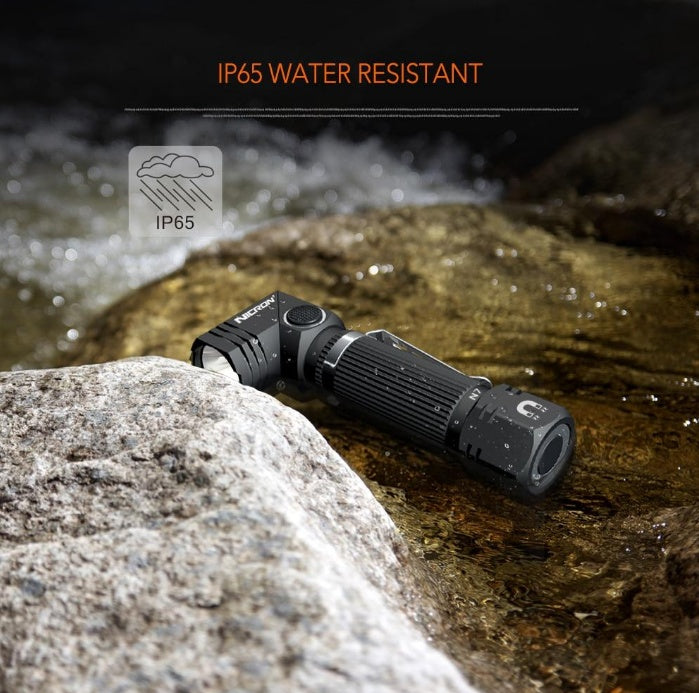 Hands-Free LED Flashlight with 360 Clip and Magnet - magnetic mount