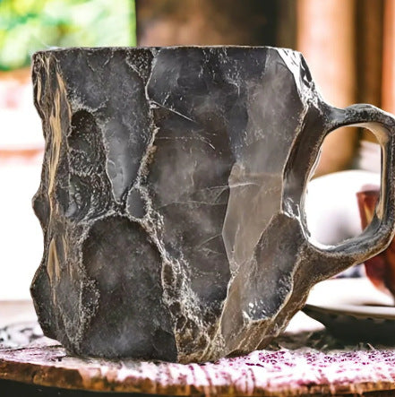 Crystal-Effect Resin Mug - mug held by the handle