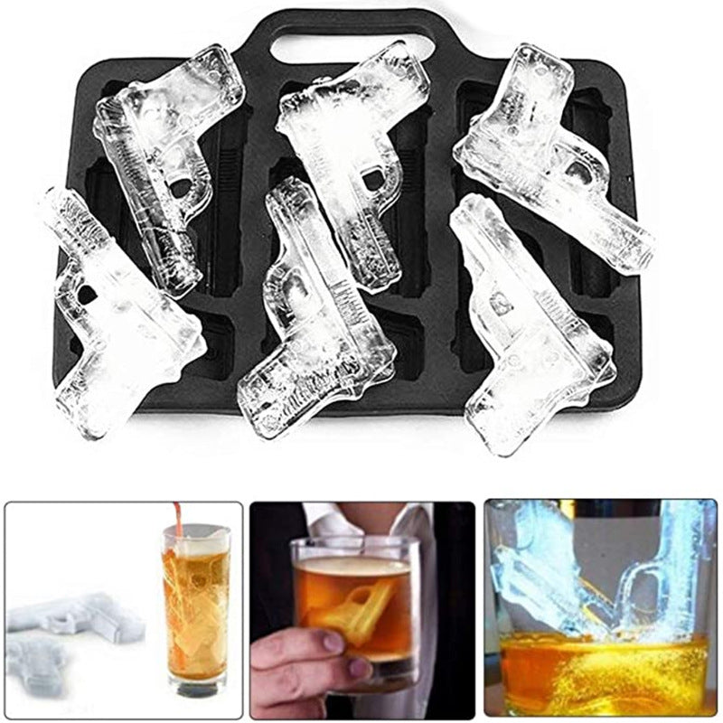 3D Skull Silicone Mould - mould placed in the freezer