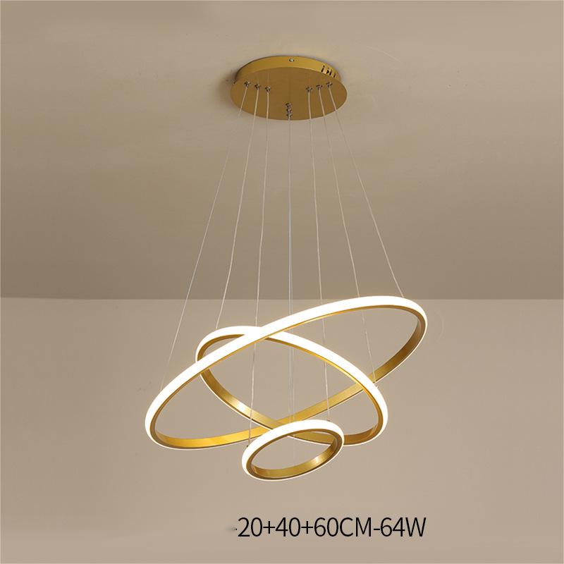 Smart LED Chandelier - hanging over a dining table