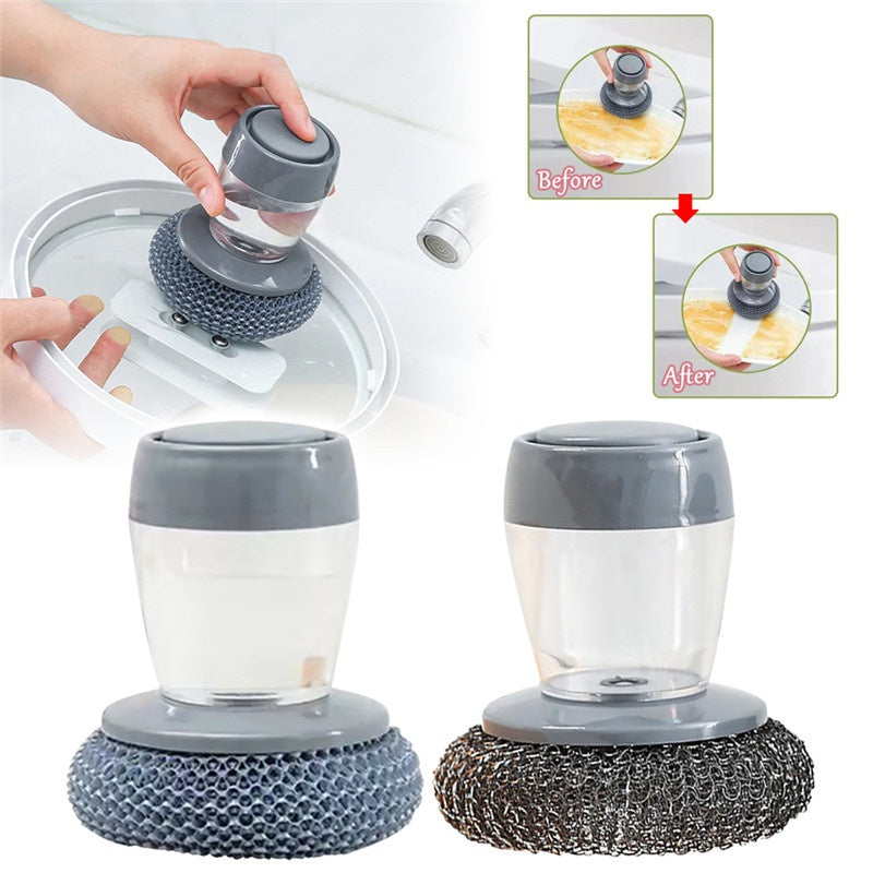 Soap Dispensing Palm Brush - main view
