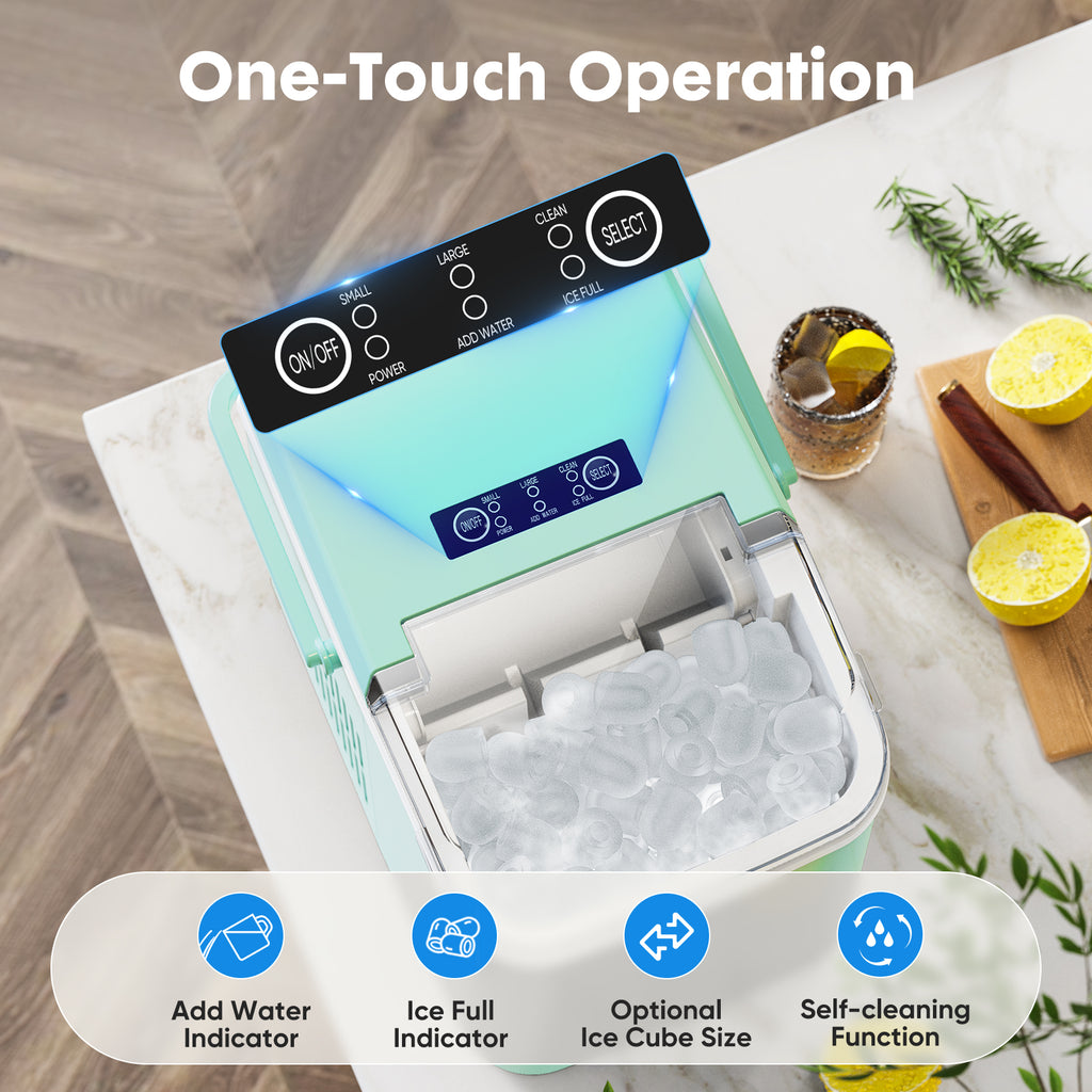 Portable Ice Maker - control panel view