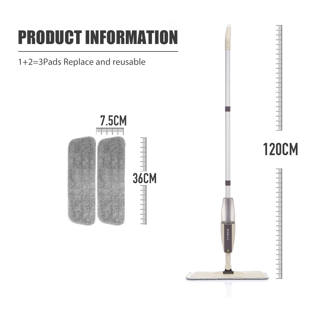 Spray Mop - size and handle reference