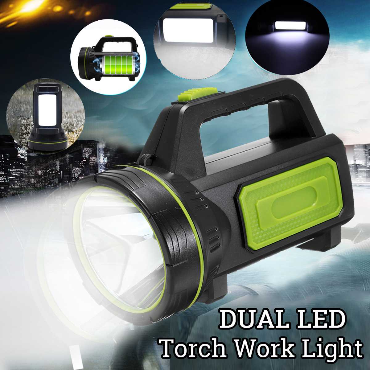2-in-1 Rechargeable LED Flashlight and Table Light - main view