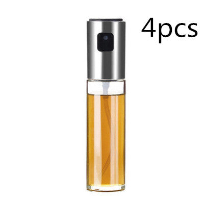 Glass Oil and Vinegar Spray Bottle 100ml - spray and pour dual cap