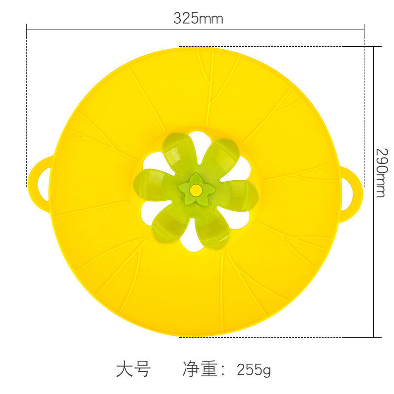 Silicone Spill-Proof Pot Cover - fits multiple pot sizes