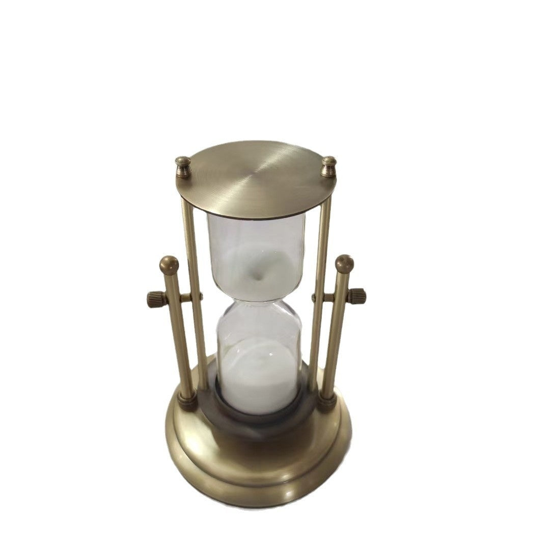 Wooden Hourglass Timer - side profile