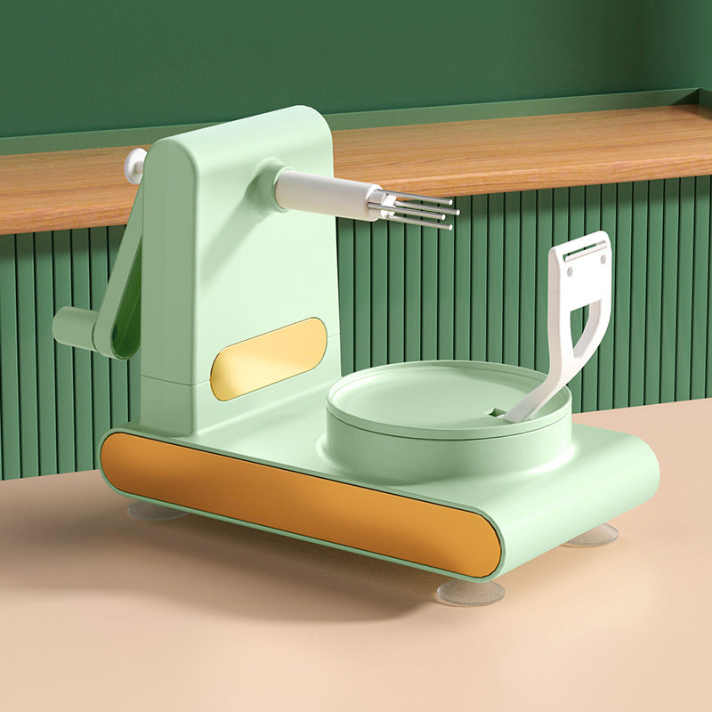 Hand-Cranked Peeler Machine - adjustable blade arm