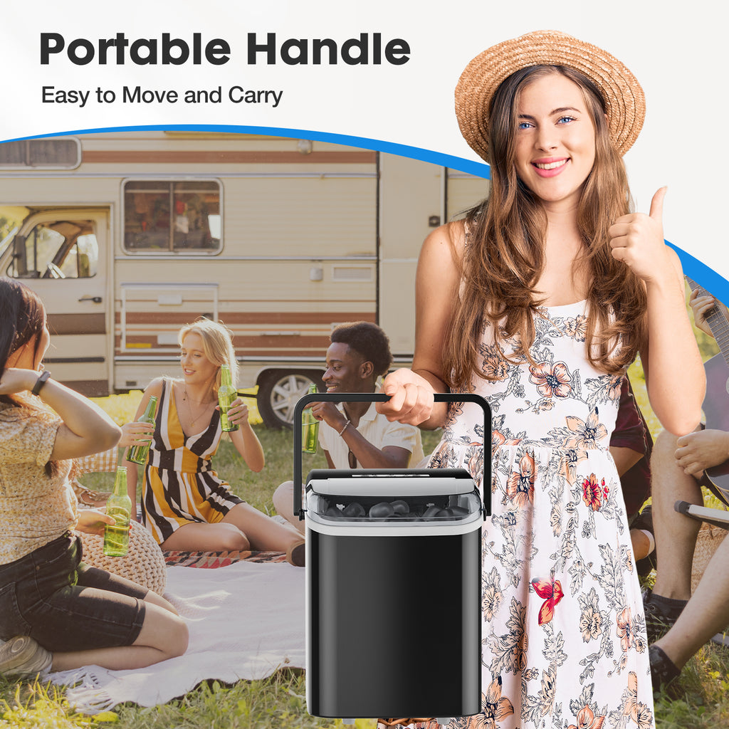 Portable Ice Maker - size reference
