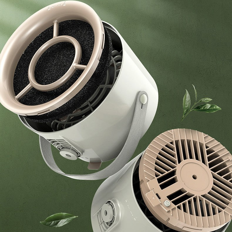 Portable Desktop Range Hood - close-up of the fan grille