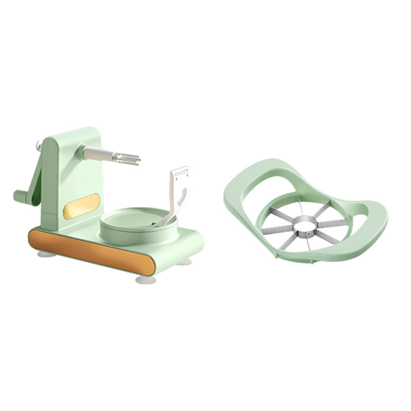 Hand-Cranked Peeler Machine - clamped to a countertop