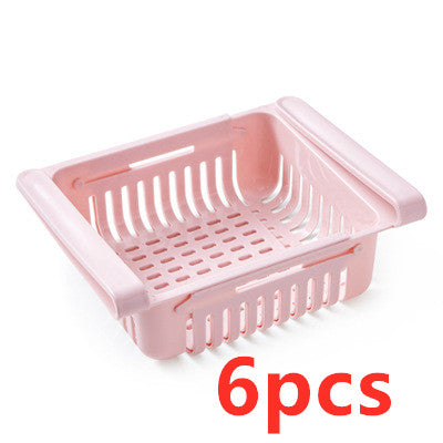 Stretchable Refrigerator Storage Baskets — Stackable Fridge Organizers – organizing the kitchen