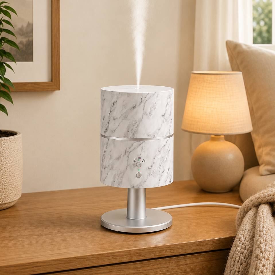 Caklo humidifier in Marble finish