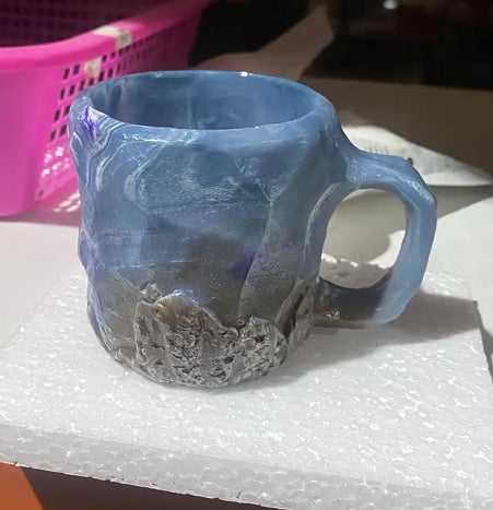 Crystal-Effect Resin Mug - colour variation shown