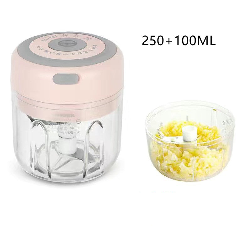 Mini Electric Food Chopper USB - bowl capacity reference