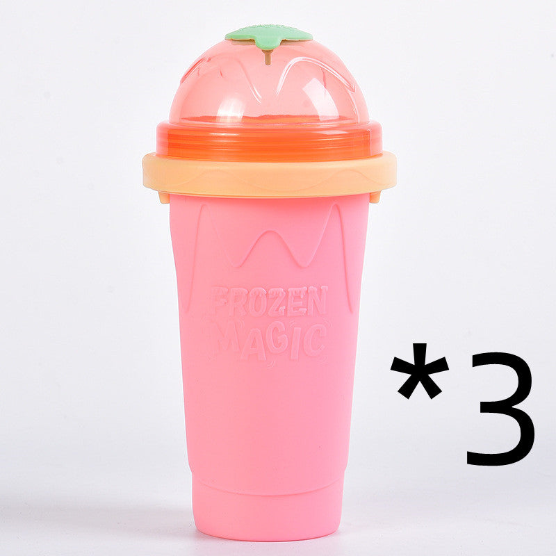 Quick Slushy and Smoothie Squeeze Cup - how-it-works steps