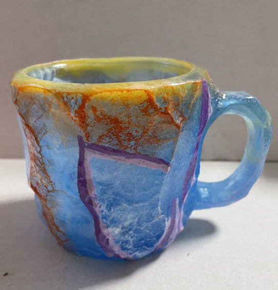 Crystal-Effect Resin Mug - two mugs displayed together