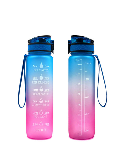 1000ml Clear Infuser Water Bottle - infuser basket lifted out