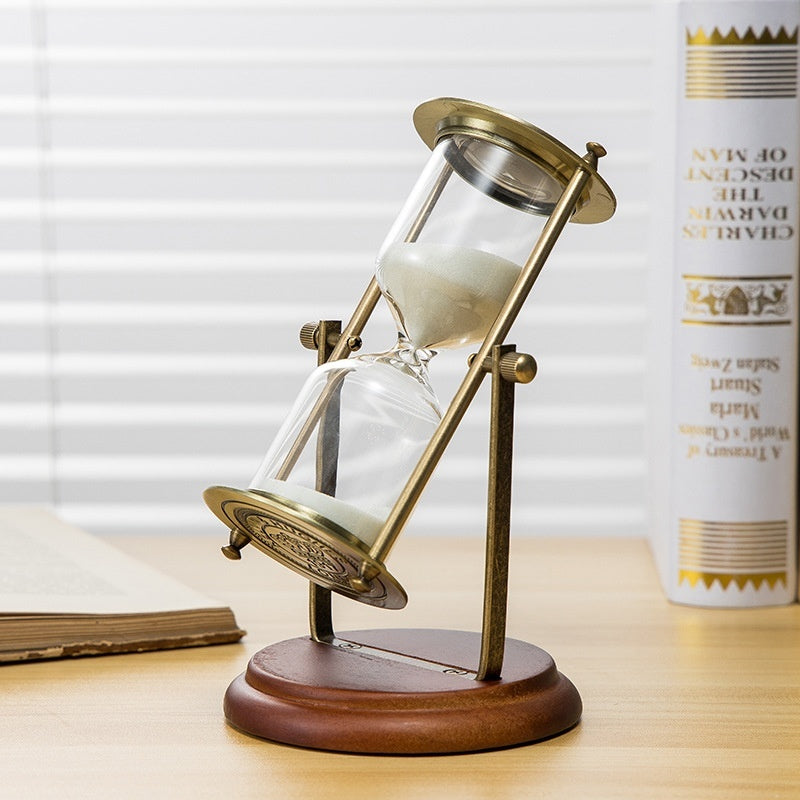 Wooden Hourglass Timer - main view